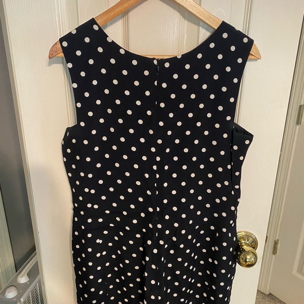 Laundry by Shelli Segal Polka Dot Sleeveless Dress 12